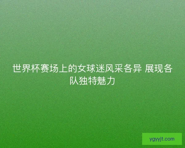 世界杯赛场上的女球迷风采各异 展现各队独特魅力